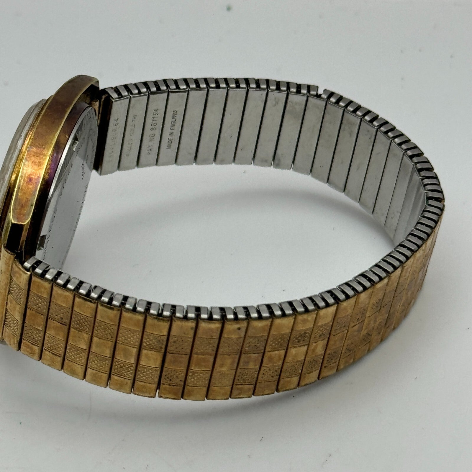 34mm Men’s Vintage Excalibur Tissot 781-1 Manual Wind Gold Plated Watch PARTS