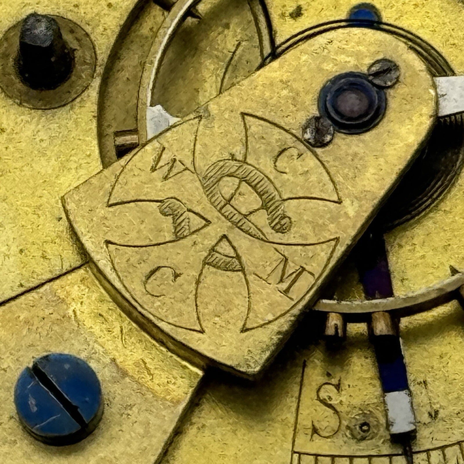 42.9mm Manual Wind Coventry Cooperative Pocket Watch Movement FOR PARTS