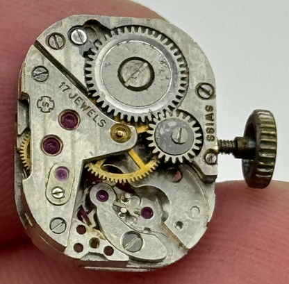 AS 1234 Ladies Manual Wind Watch Movement Swiss 17 Jewels Parts Repair 12.2mm