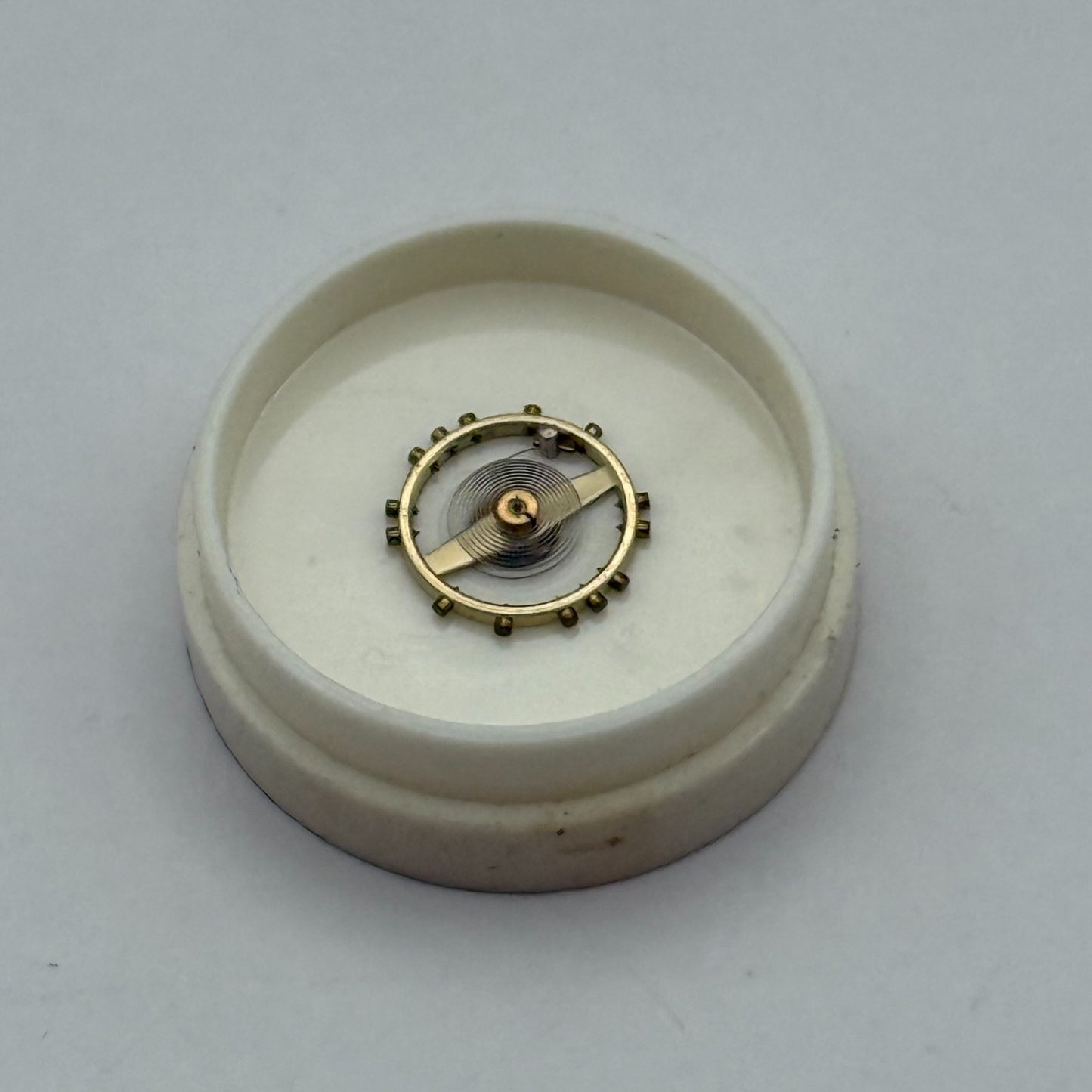 Derby 127 Balance Wheel Complete And Spring 5 1/4’’’ 103 Watch Movement Parts