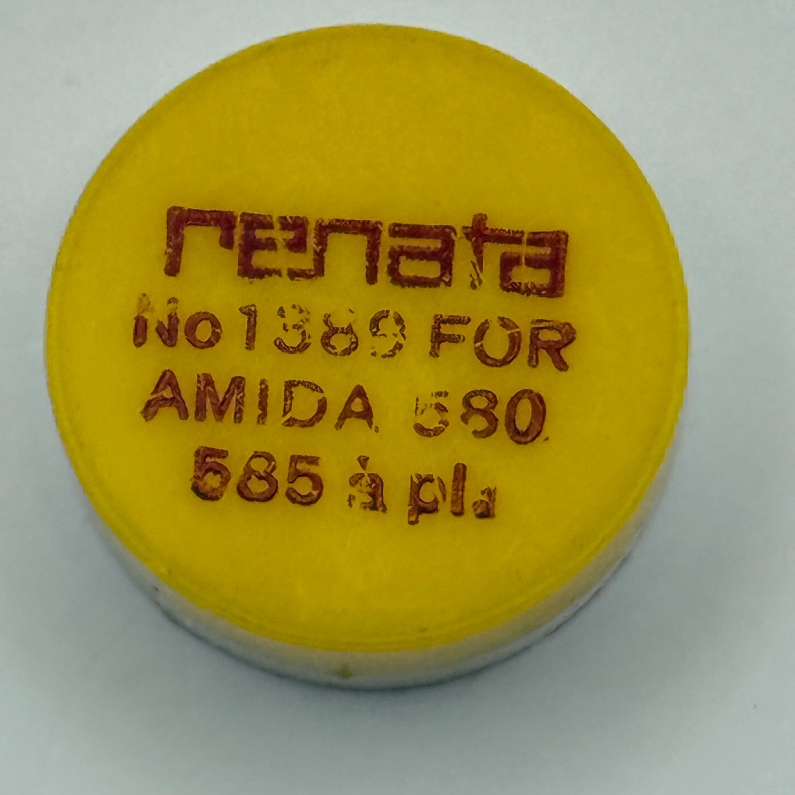 Amida 580, 585 Balance Wheel Complete And Spring 1389 Watch Movement Parts NOS