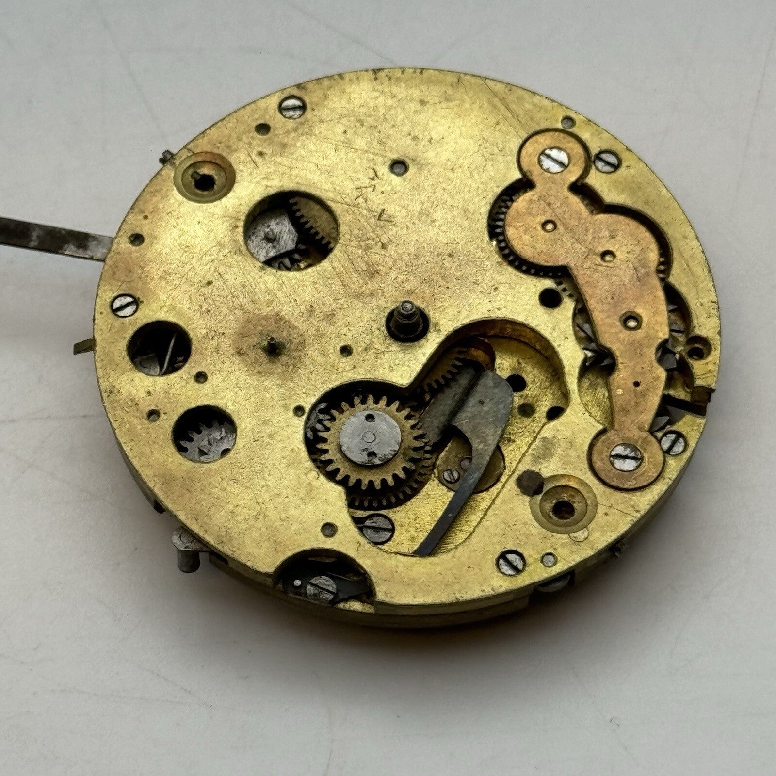 42.8mm Manual Wind BTE S.G.D.G Brevet Pocket Watch Movement FOR PARTS