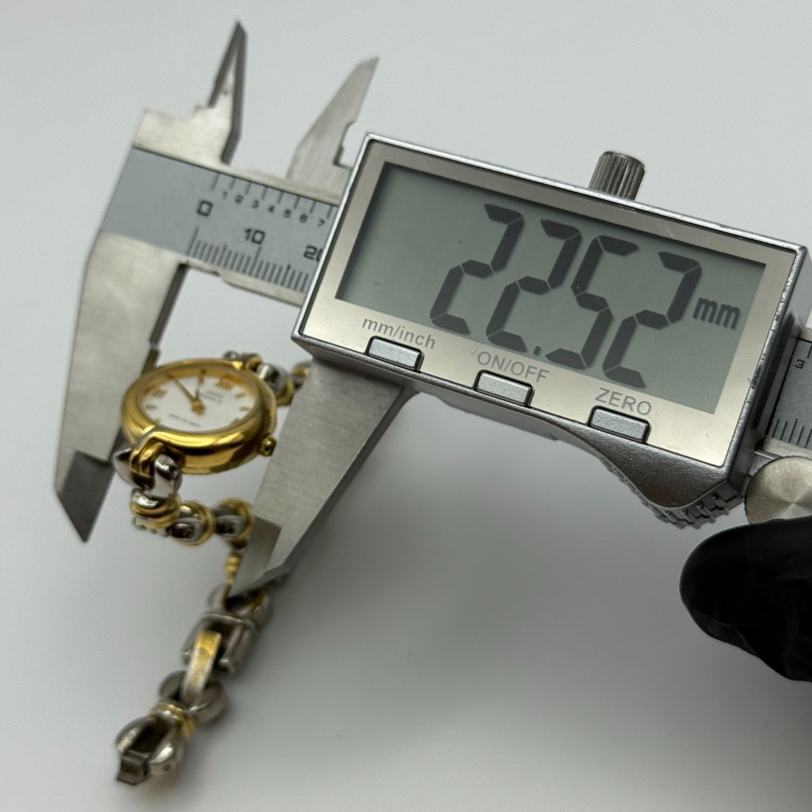 20mm Working Ladies Anne Klein III Two Tone Bracelet Quartz Watch 6.25 Inches