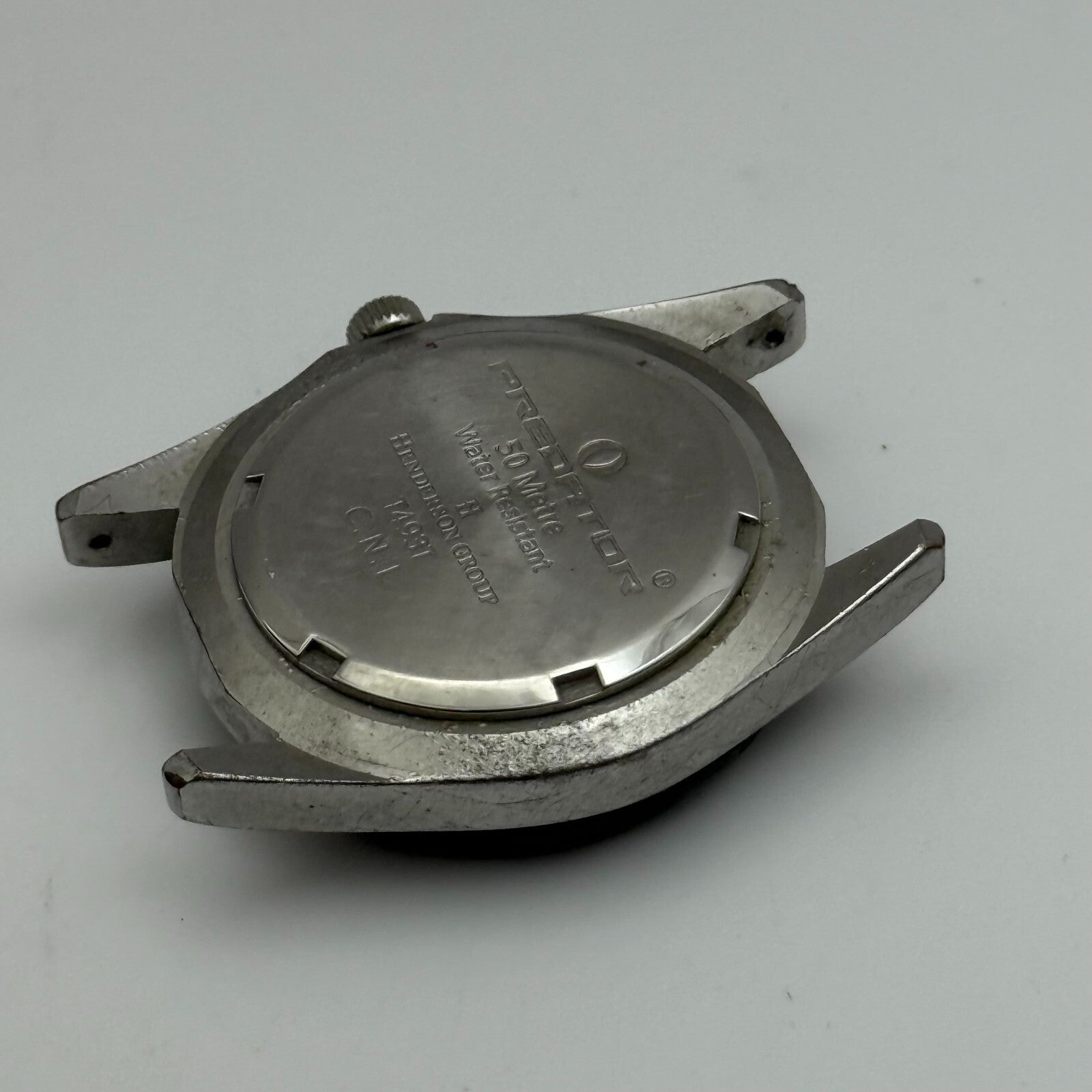 34mm Working Men's Predator Tachymeter 50M Blue Black Divers Quartz Watch Head