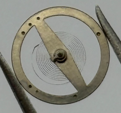 BFG 910 Balance Wheel Complete And Spring 827 Watch Movement Parts NOS