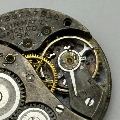 1927 Vintage 10/0s Elgin 444 Model 4 American Watch Movement PARTS REPAIR SPARES