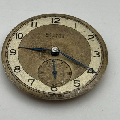 23.1mm Rotary Maximus Vertex Revue 76 Manual Wind Watch Movement Vintage PARTS