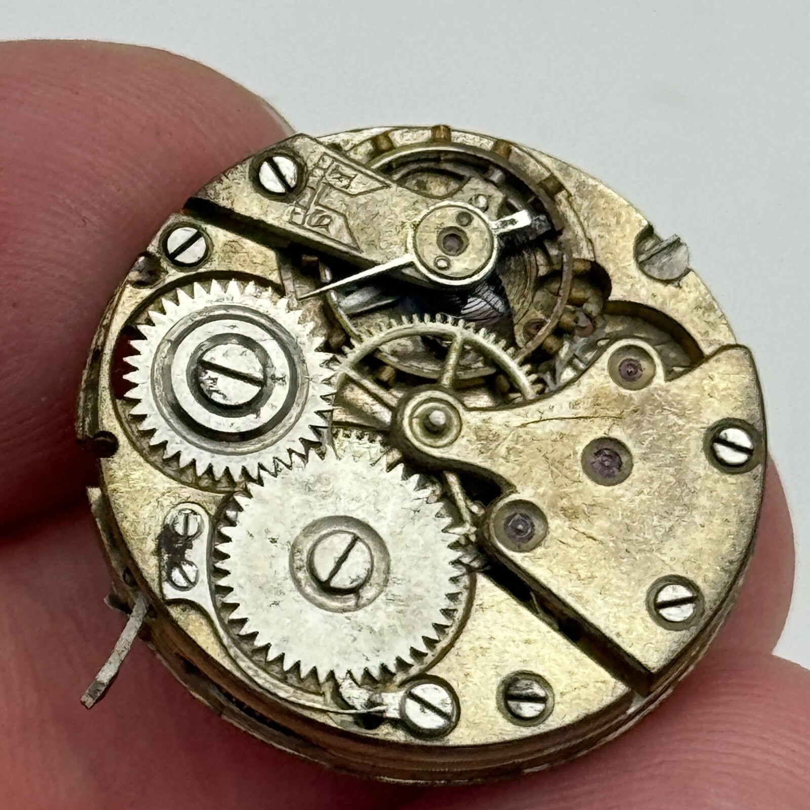 23.6mm Patent 9526935 Interesting Manual Wind Swiss Watch Movement PARTS SPARES