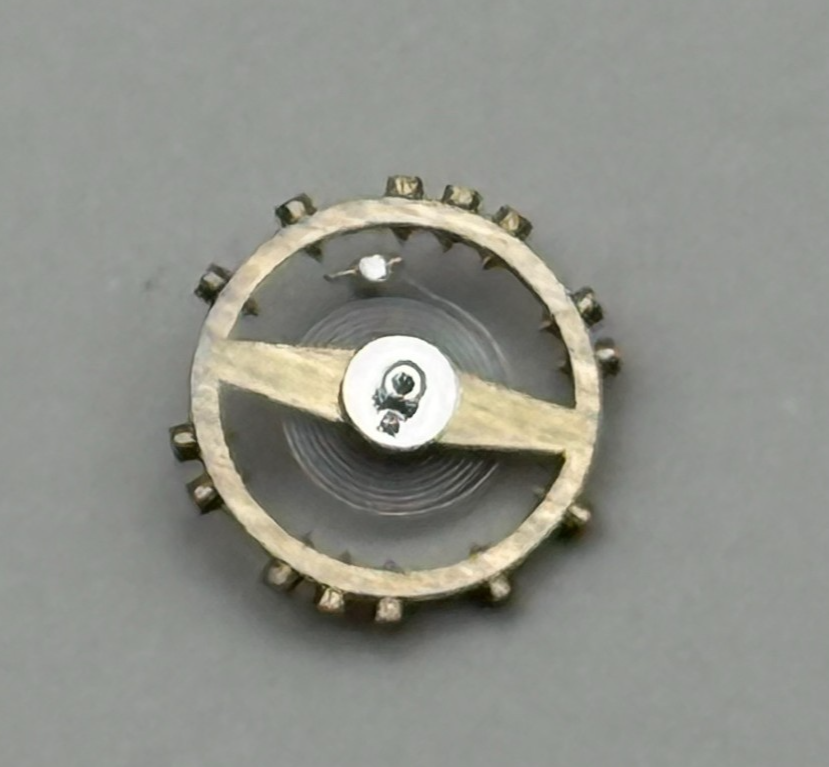 AS 1677 Balance Wheel Complete And Spring Inca Watch Movement Parts NOS