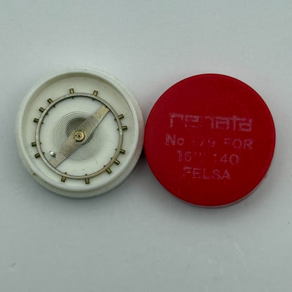 Felsa 140 Balance Wheel Complete And Spring  16’’’ 179 Watch Movement Parts NOS