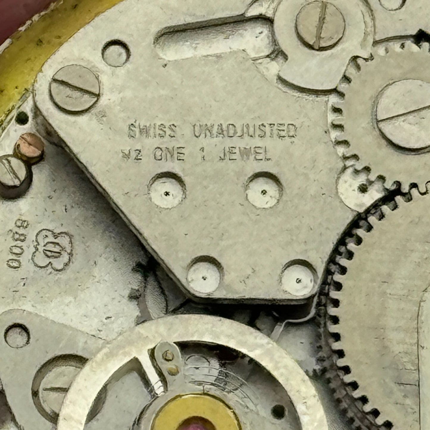 26.9mm Men's Adrem EB 8800 Manual Wind Watch Movement Swiss Vintage PARTS SPARES