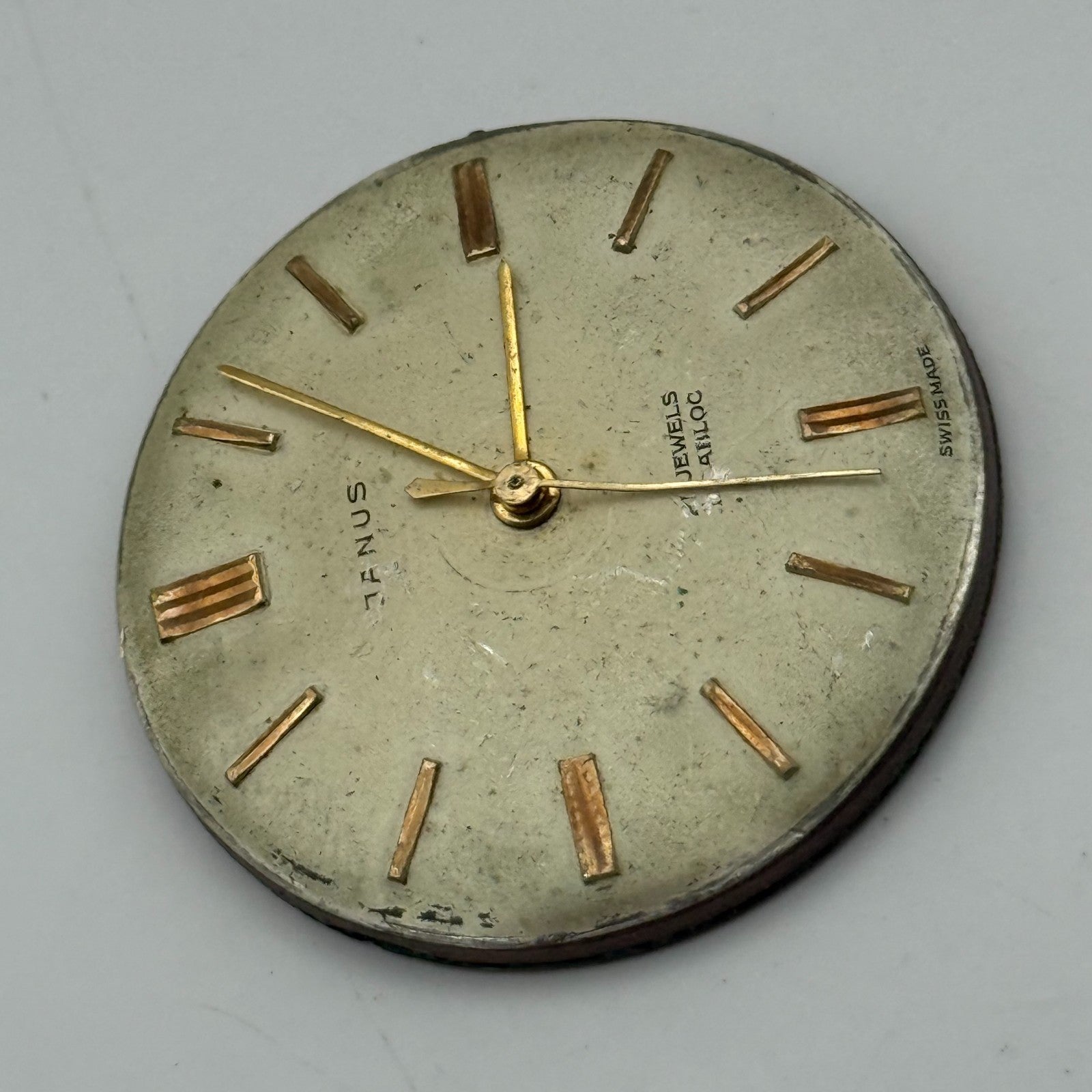 ETA 2390 Watch Movement Janus Manual Wind Vintage Swiss Parts Repair 32.6mm
