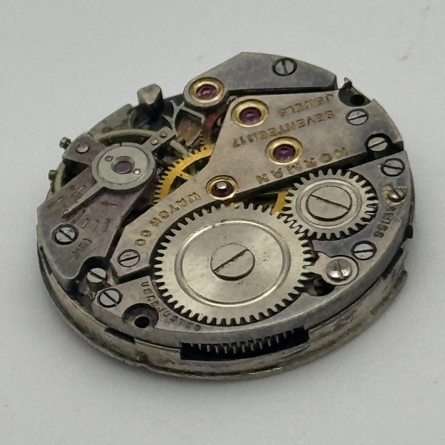 19.7mm Norman AS 970 A Schild Manual Wind 17 Jewels Swiss Watch Movement PARTS