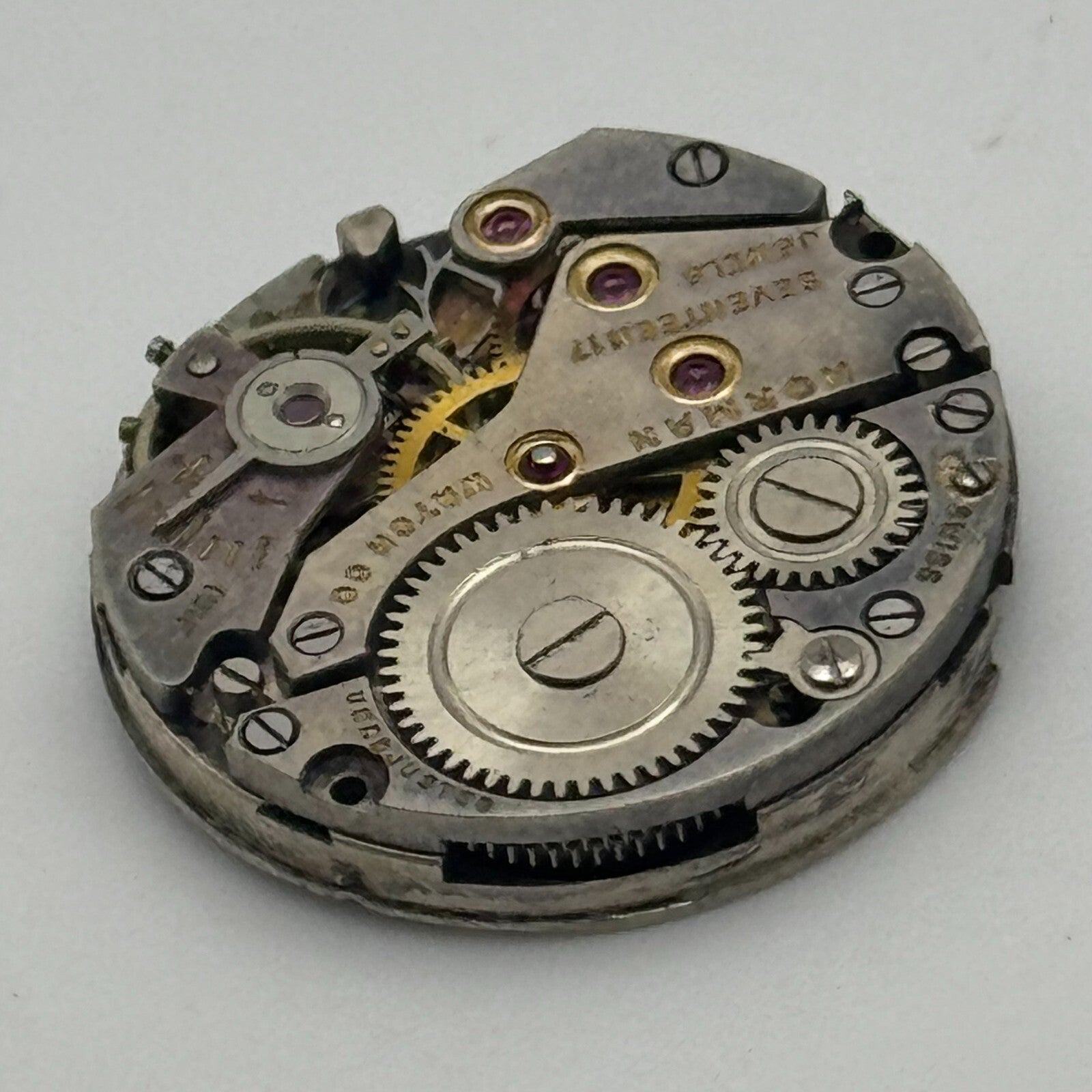 19.7mm Norman AS 970 A Schild Manual Wind 17 Jewels Swiss Watch Movement PARTS