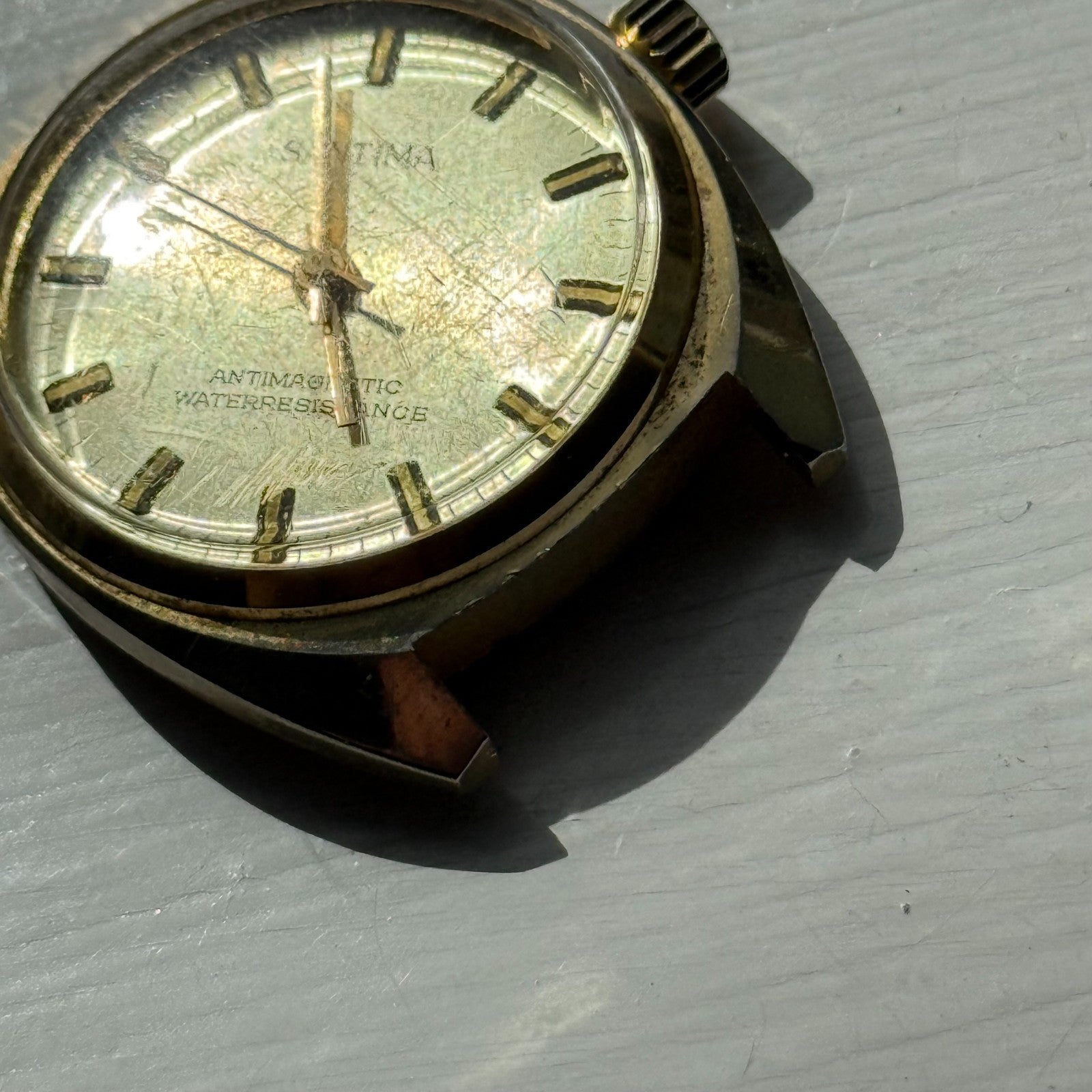 35mm Men's Vintage Santima EB 8501.76 8503.76 Running Manual Wind Watch PARTS