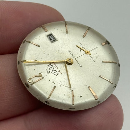 25.9mm Vixia De Luxe Peseux Cal 336N Manual Wind Watch Movement Vintage PARTS