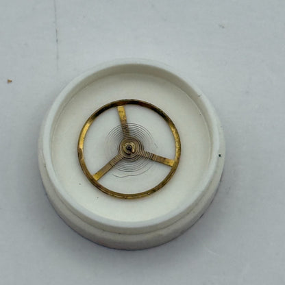 Smith 608 Balance Wheel Complete And Spring 10 1/2''' 1535 Watch Movement Parts