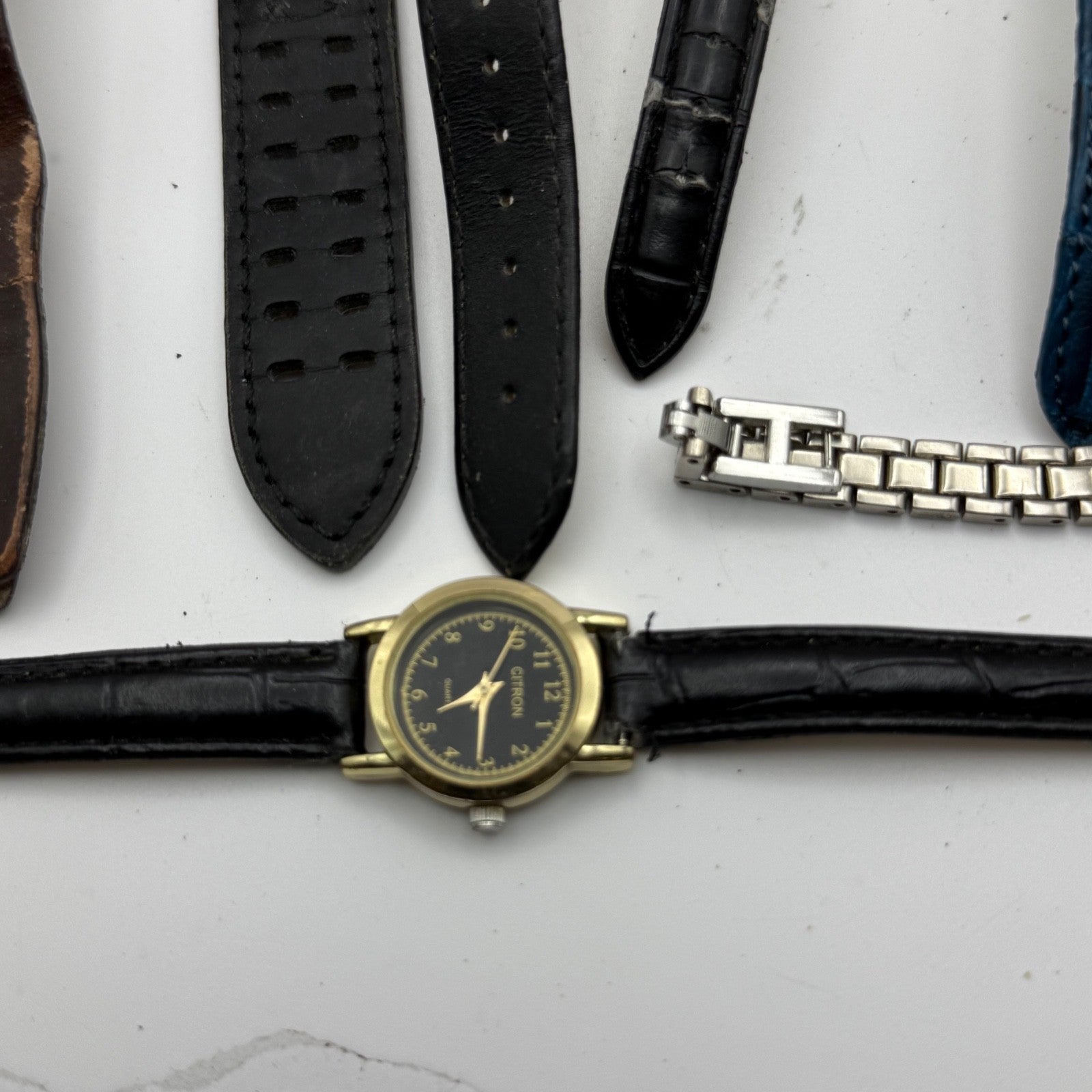 Bundle Of 16 Quartz Watches Modern / Vintage Untested Parts / Repair / Crafts