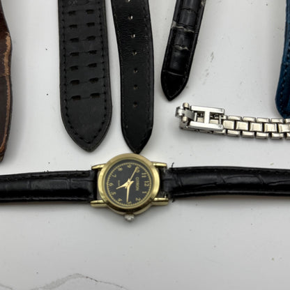 Bundle Of 16 Quartz Watches Modern / Vintage Untested Parts / Repair / Crafts