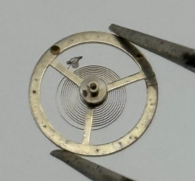 EB 1333 Balance Wheel Complete And Spring 8¾’’’ 118 Watch Movement Parts NOS