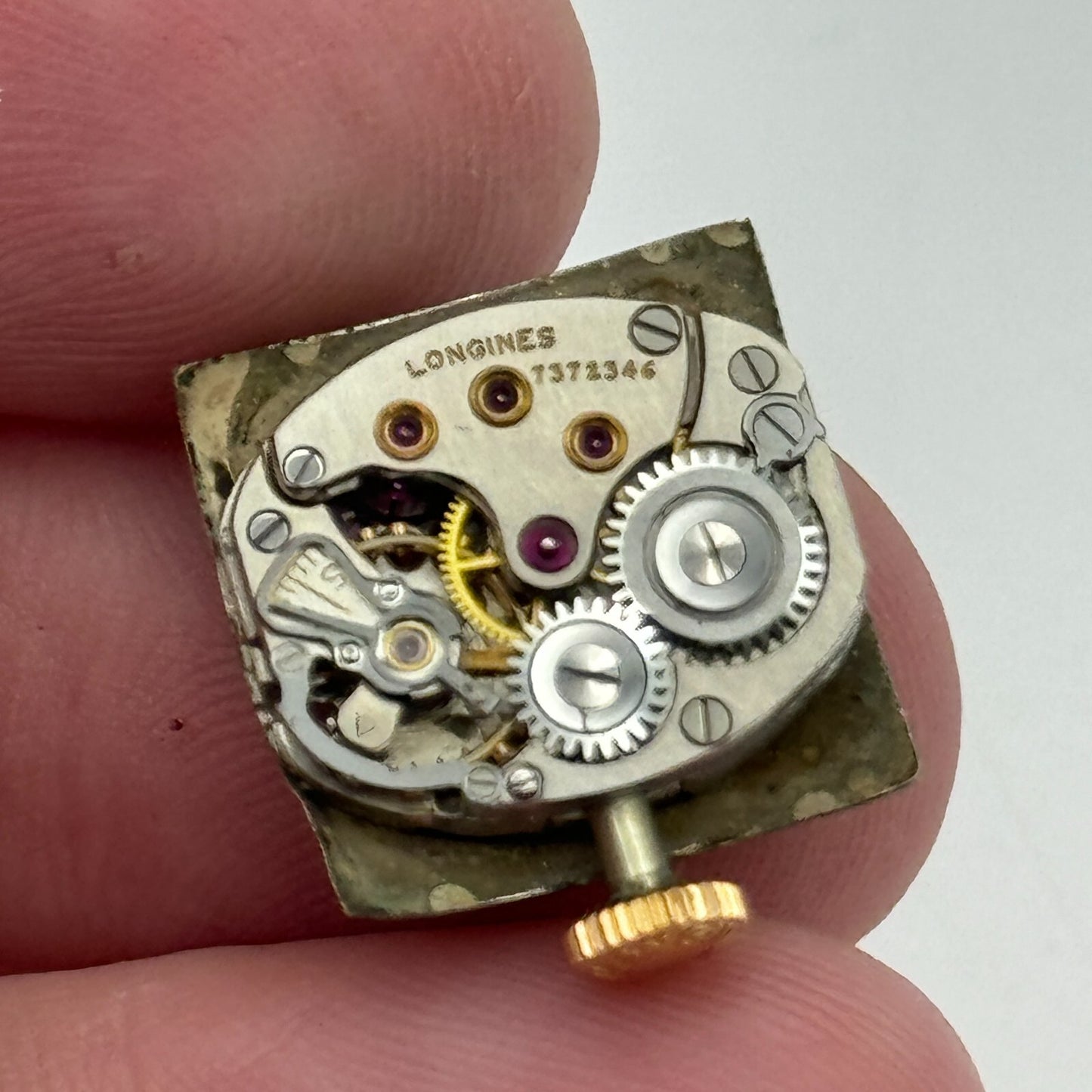 12.9mm Running 1947 Longines Turler Ladies Manual Wind Watch Movement PARTS