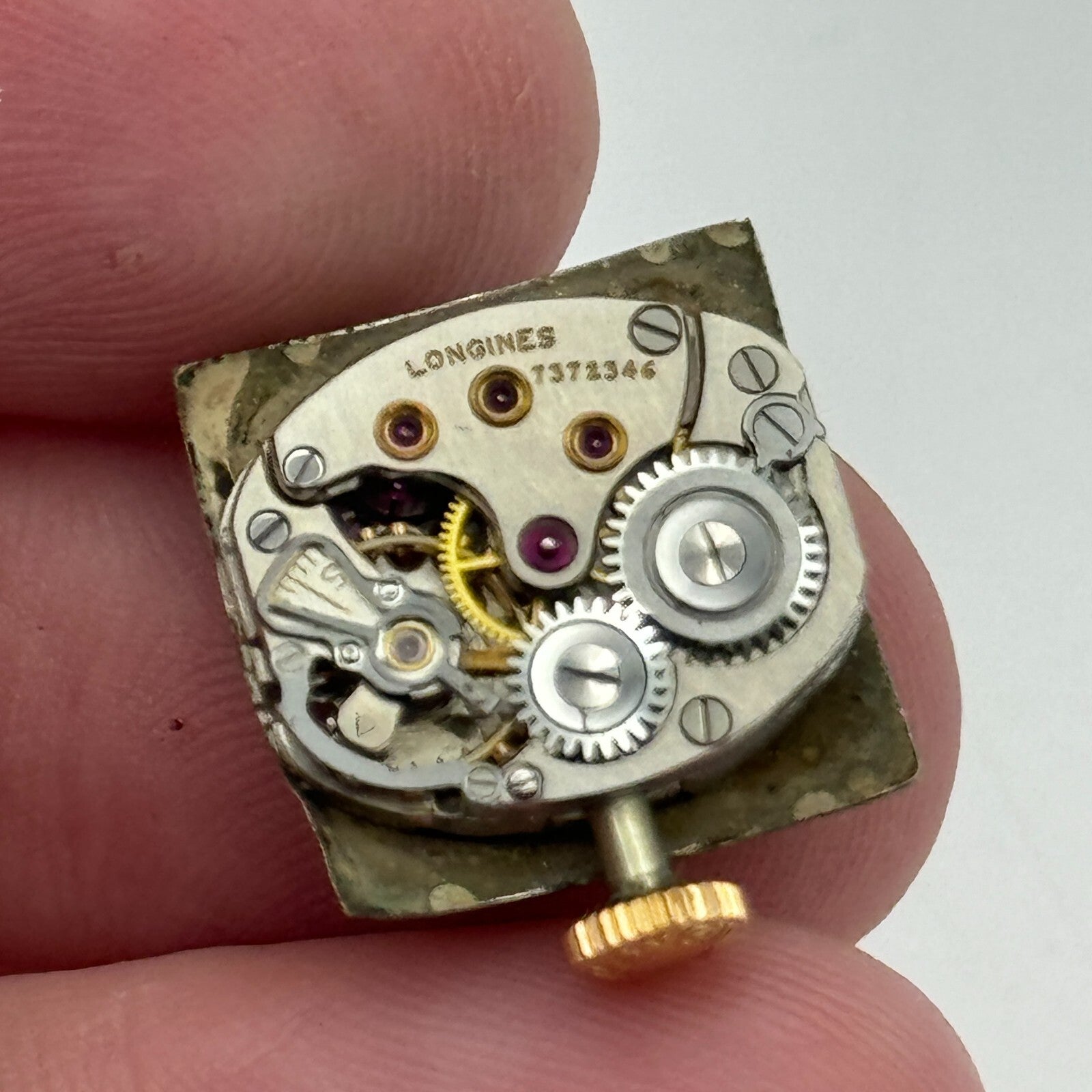 12.9mm Running 1947 Longines Turler Ladies Manual Wind Watch Movement PARTS