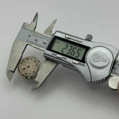 23.6mm Visible Patent 51489 FHF Manual Wind Watch Movement Swiss Vintage PARTS