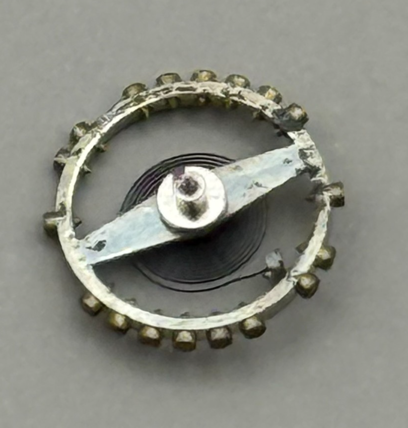 AS 976 1012 Balance Wheel Complete And Spring  29 M Watch Movement Parts NOS