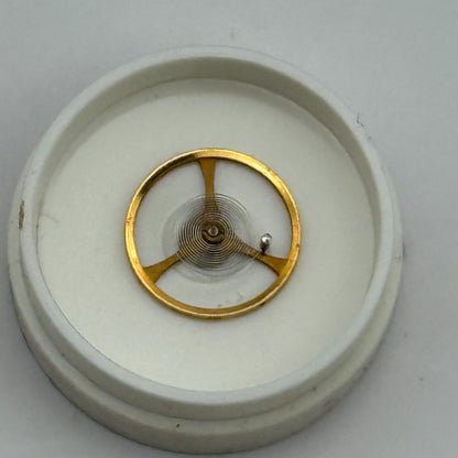 ETA 2512 Balance Wheel Complete And Spring 7¾’’’ 1454 M Watch Movement Parts 