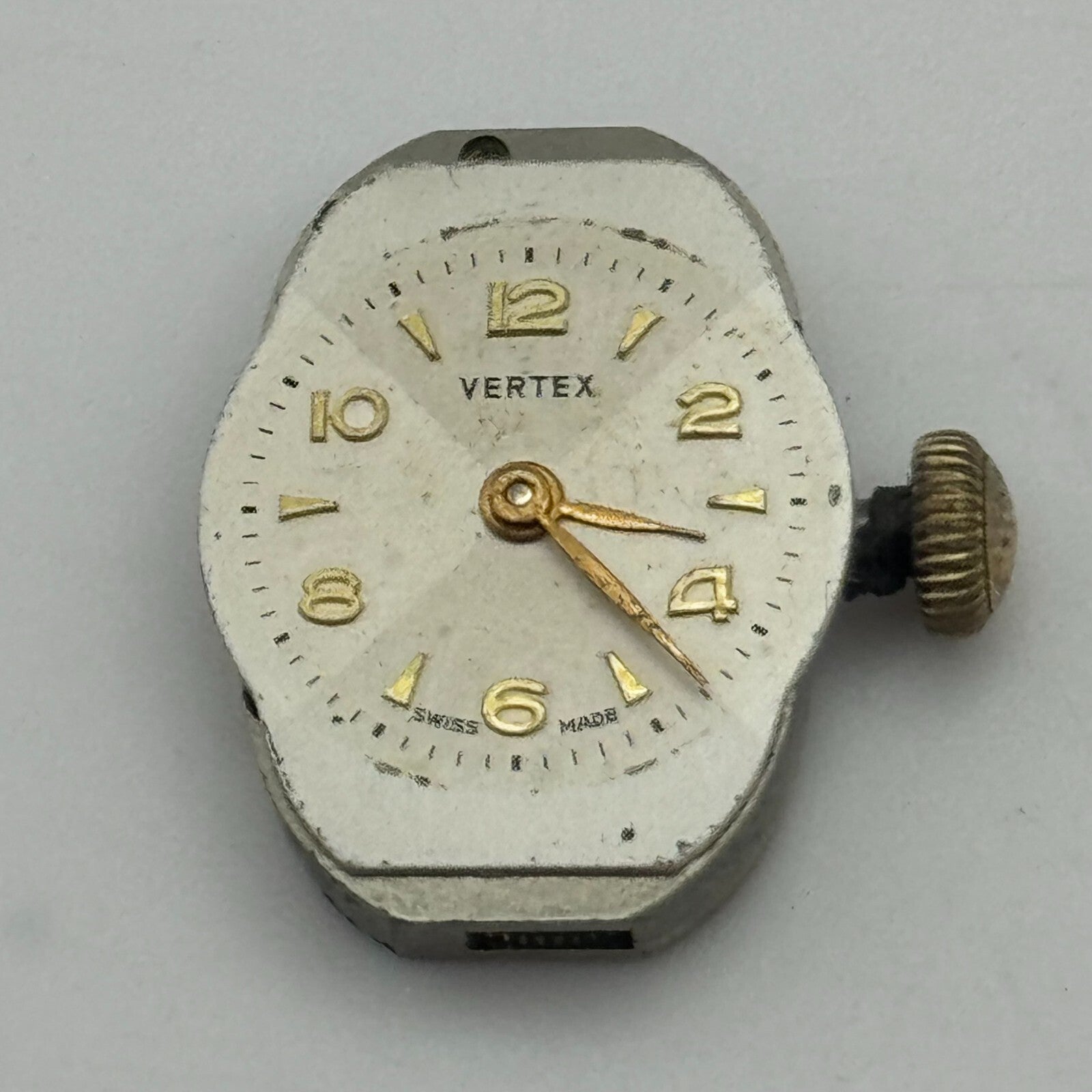 12.7mm Running Vertex Revue 85 Manual Wind 15 Jewels Swiss Watch Movement PARTS