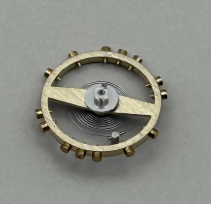 FEF 370 371 Balance Wheel Complete And Spring  176 Watch Movement Parts NOS