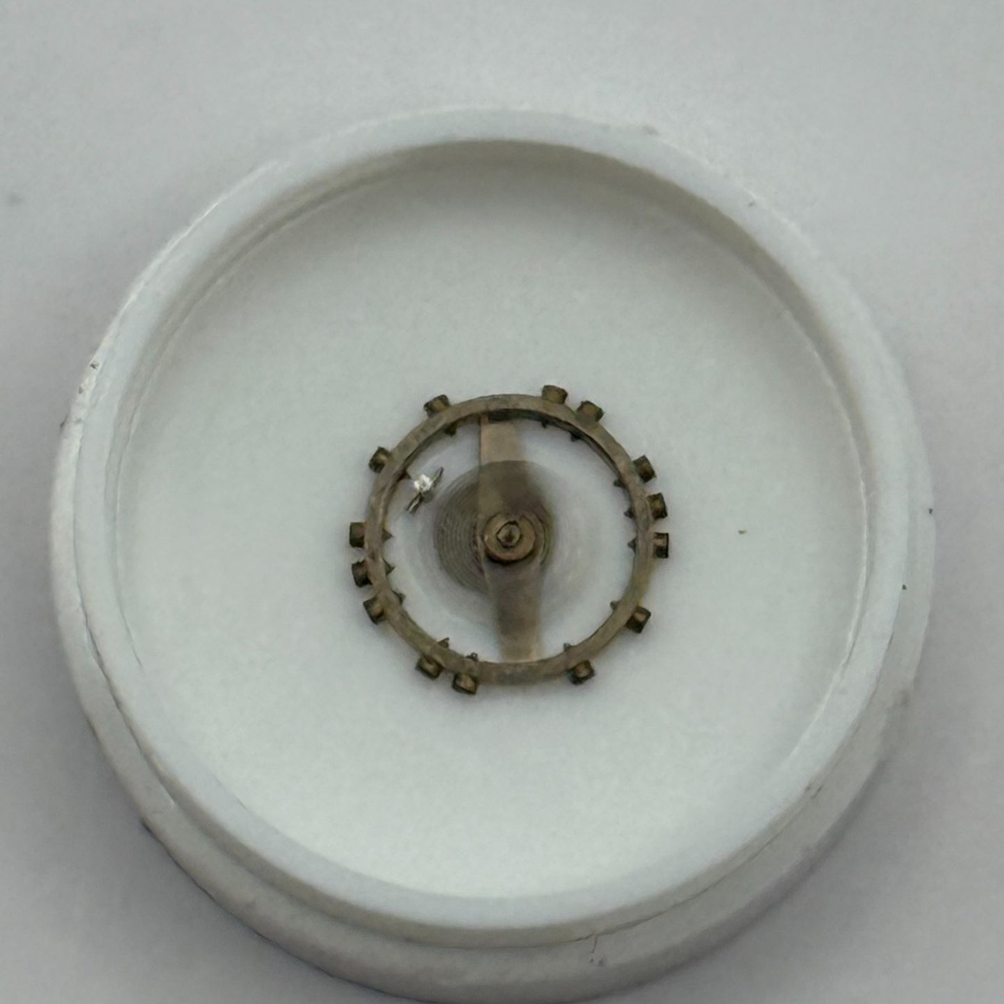 Femga 45 Balance Wheel Complete And Spring 5 1/2''' 1006 M Watch Movement Parts 