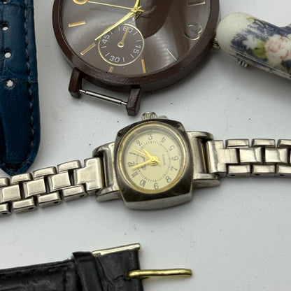 Bundle Of 16 Quartz Watches Modern / Vintage Untested Parts / Repair / Crafts