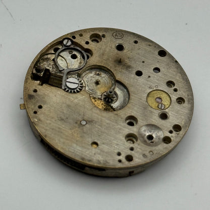 AS A Schild Trench Watch Movement Manual Wind Vintage Swiss Parts Repair 29.5mm