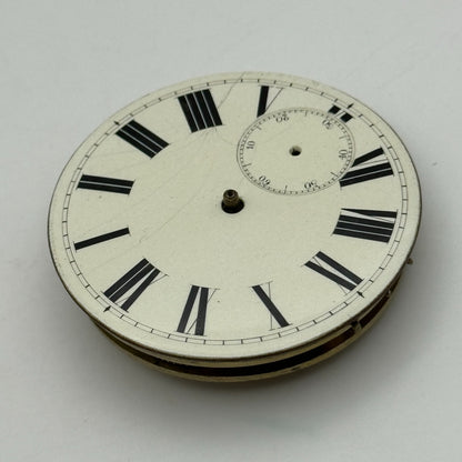 46.4mm Antique Four Pair Jewelled Unique Key Wound Pocket Watch Movement PARTS