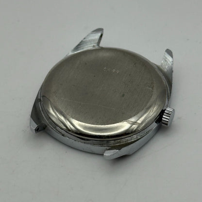 34mm Men’s Vintage Ingersoll Ronda RL 1215-21 Date Dial Swiss Watch PARTS REPAIR