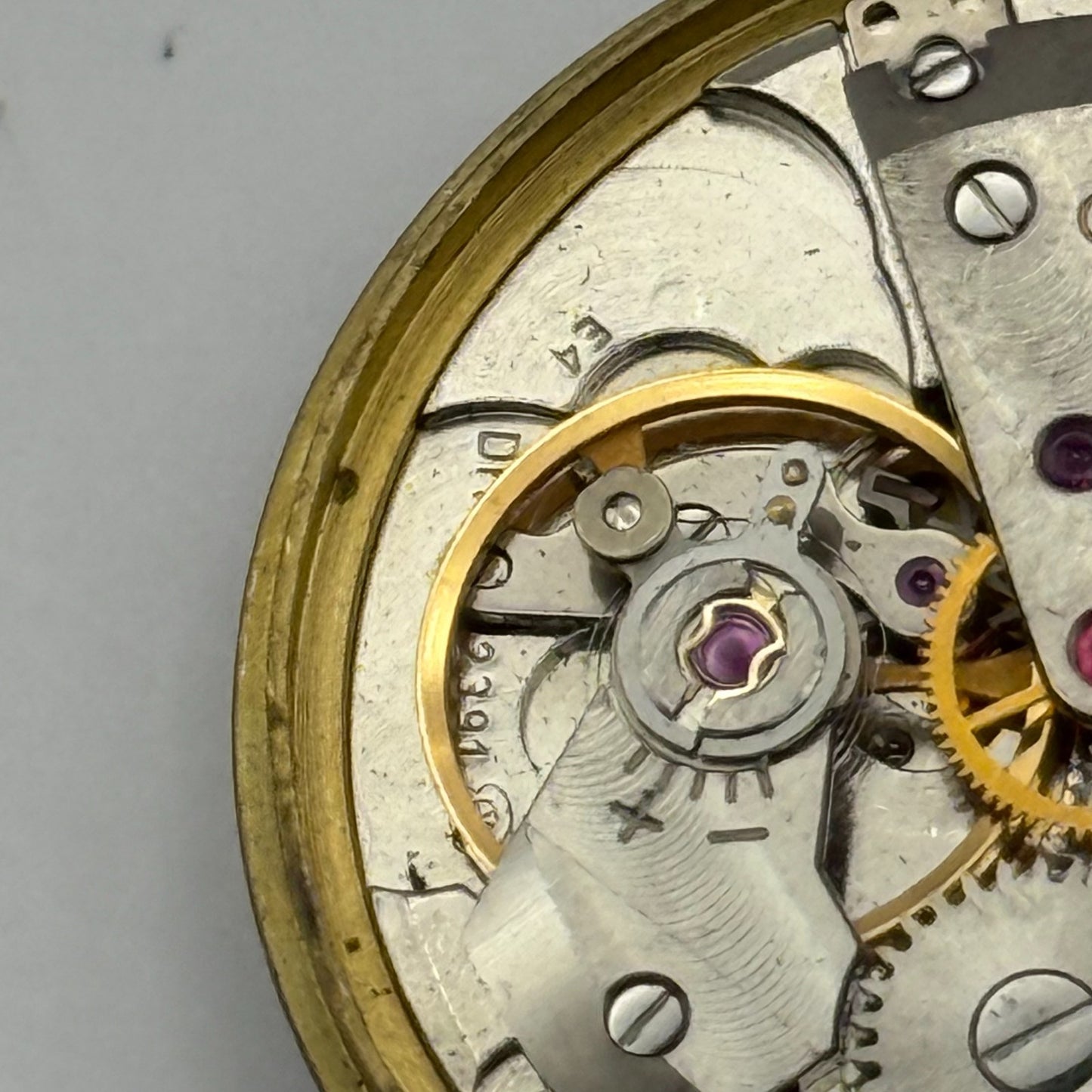 ETA 2391 Watch Movement Garrard Manual Wind Vintage Swiss Parts Repair 29.3mm