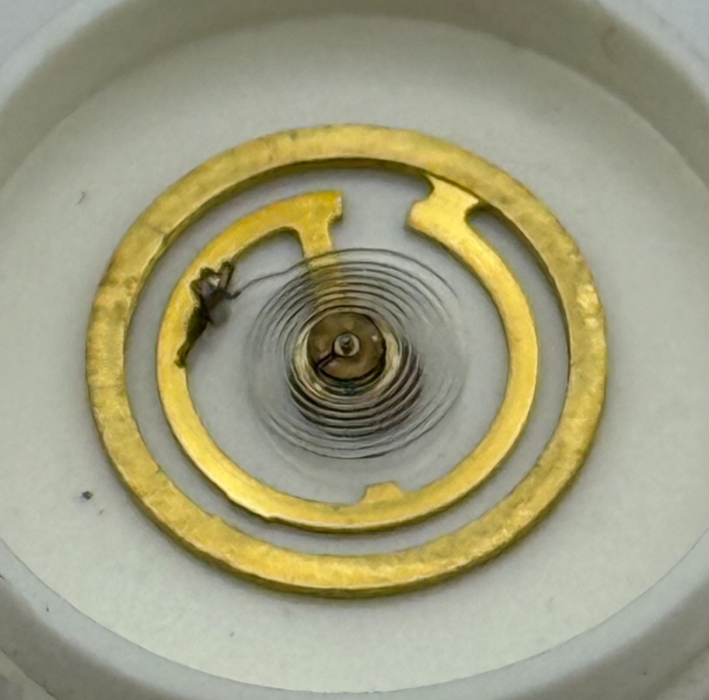 EB 8021 Balance Wheel Complete And Spring  10½’’’ 1253 Watch Movement Parts NOS