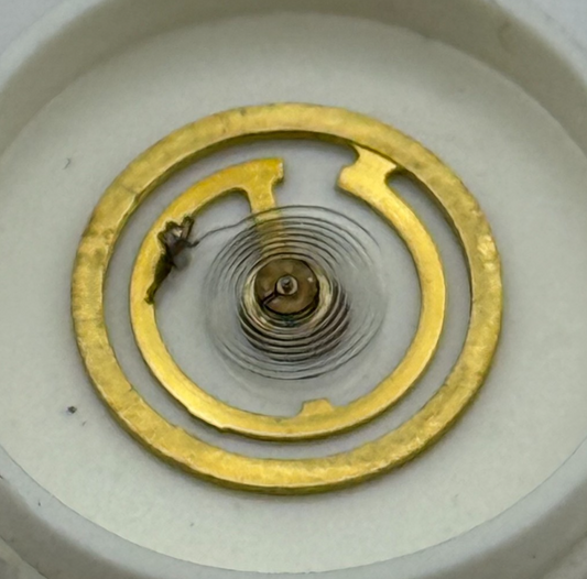 EB 8021 Balance Wheel Complete And Spring  10½’’’ 1253 Watch Movement Parts NOS