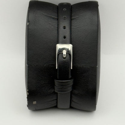 GoGoey Ladies Quartz Watch Mother of Pearl Dial Black Strap Working 24mm