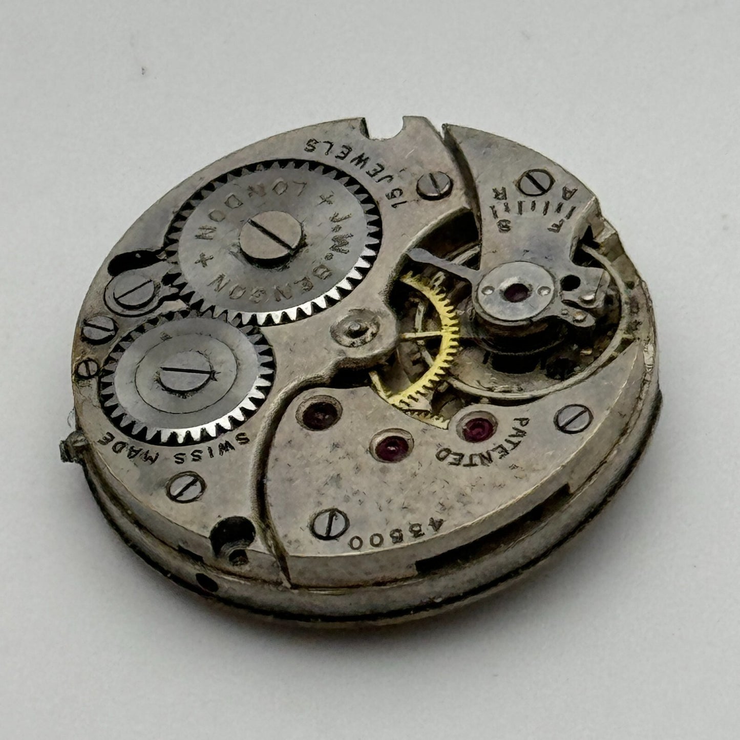 23.6mm Cyma Ref 374a Tavannes J W Benson Manual Wind Swiss Watch Movement PARTS