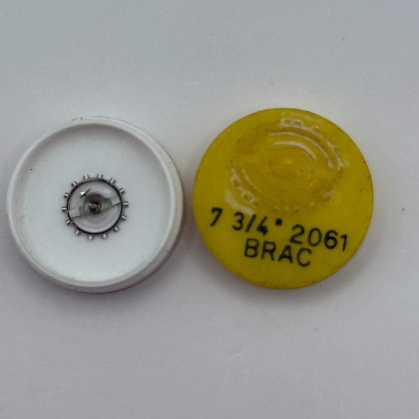 Brac 2061 Balance Wheel Complete And Spring 7 ¾’’’ Watch Movement Parts NOS