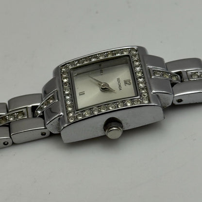 19mm Working Ladies Sekonda 4738 Jewelled Silver Tone Japan Quartz Watch 6 Inch