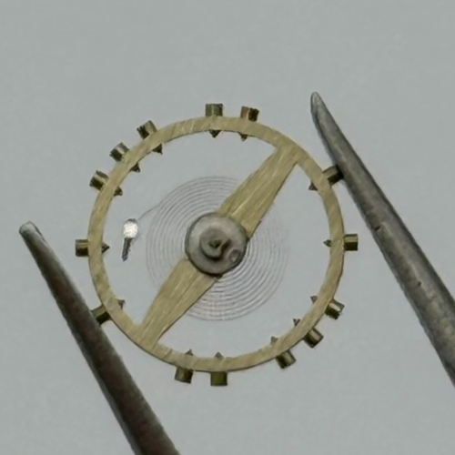 AV 41 Balance Wheel Complete And Spring 5 1/4’’’ Renata Watch Movement Parts NOS