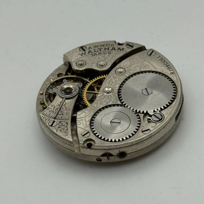 Waltham Grade 310 Model 1900 American Watch Movement 3/0s Parts Repair