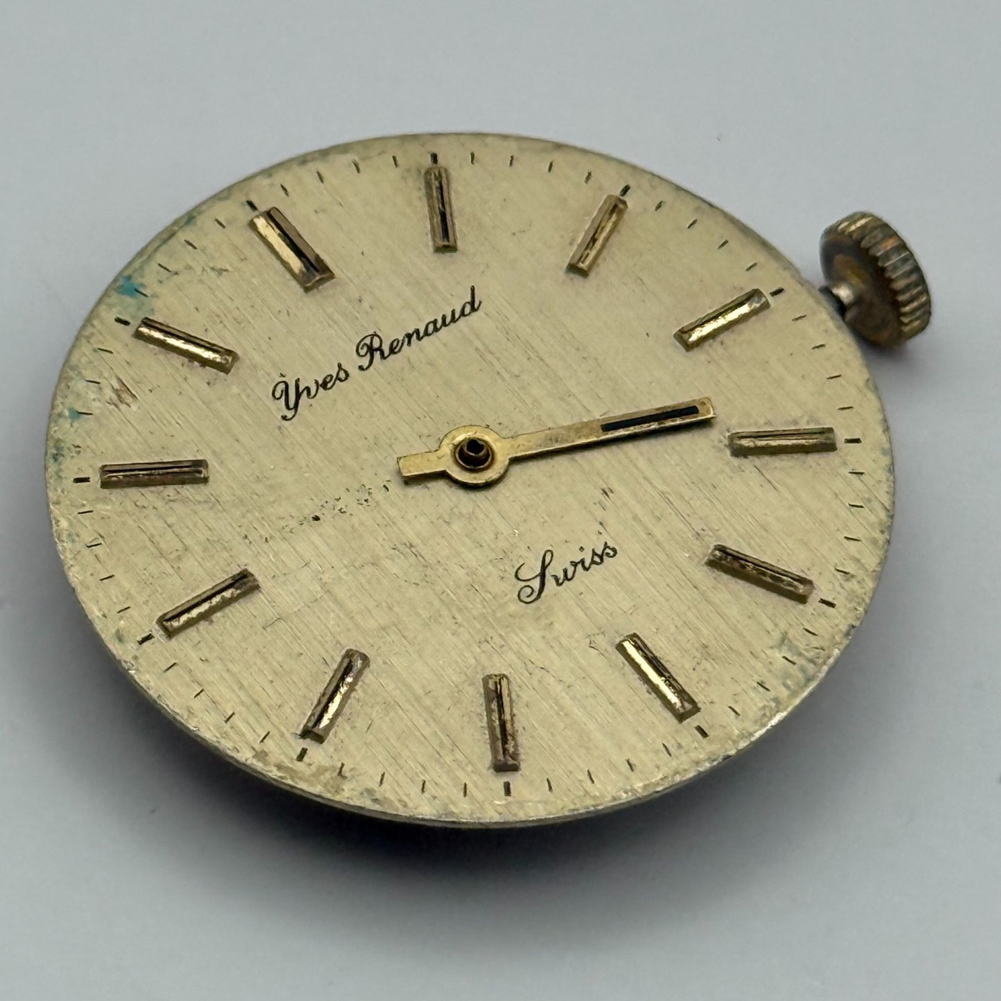 BFG 844 Watch Movement Yves Renaud Manual Wind Vintage Swiss Parts Repair 29mm