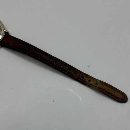 23mm Working Ladies Vintage Courreges Paris V401-0700 White Dial Quartz Watch