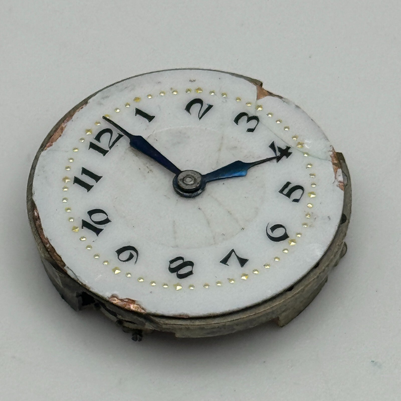23.6mm Sapho Watch Co 15 Jewels Trench Watch Movement  Manual Wind PARTS SPARES