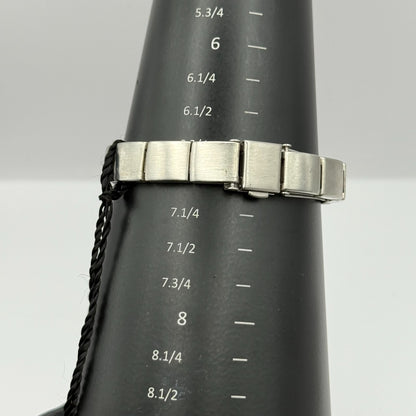 H H Ladies Quartz Watch Silver Tone Bracelet Steel Working 22mm 7 Inches