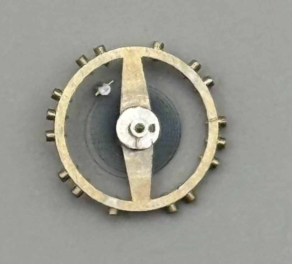 ETA 2487 Balance Wheel Complete And Spring  Ord + Inca 1269 M Watch Parts NOS